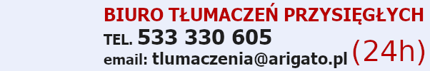 Tumacz rosyjski - Telefon: 533 330 605